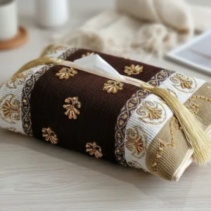 Tissue Box Cover Chocolate Brown