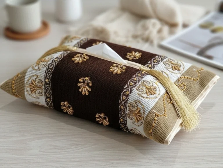 Tissue Box Cover Chocolate Brown