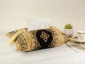 Tissue Box Cover Deep Black