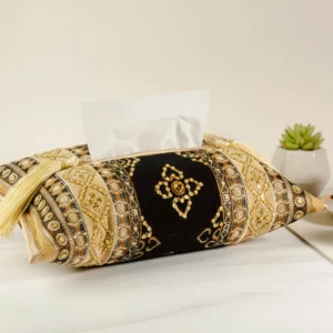 Tissue Box Cover Deep Black