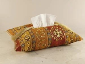 Tissue Box Cover Rust