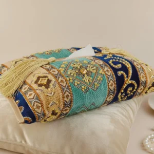 Tissue Box Cover Blue