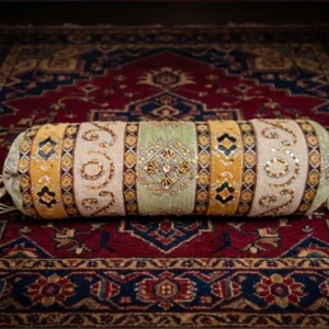 hand crafted pistachio luxe neckroll