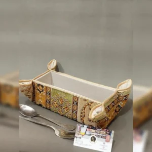 hand made pistachio luxe cutlery tray