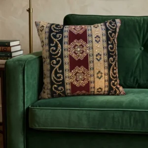 hand made wine luxe cushion cover