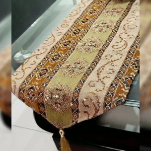 pistachio luxe center table runner