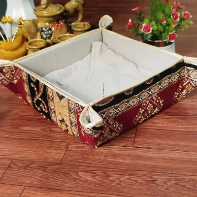 Hand crafted wine luxe bread basket