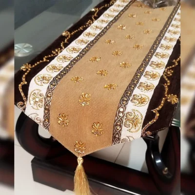 cocoa sand center table runner