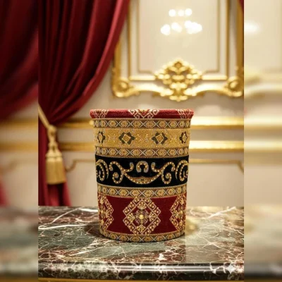 hand made wine luxe waste bin